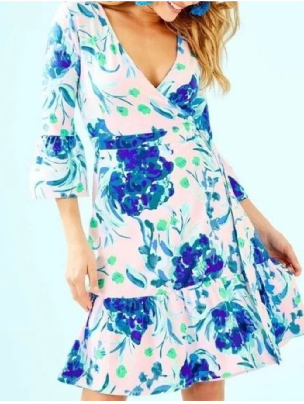 Lilly Pulitzer Misha Wrap Dress Nwt Xs